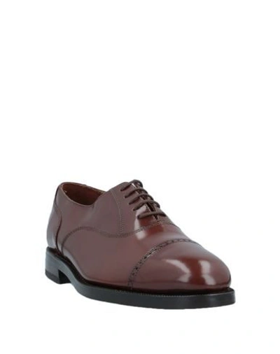 Shop Florsheim Laced Shoes In Cocoa
