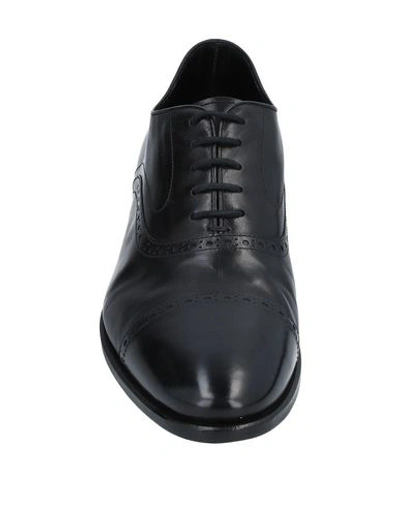 Shop Henderson Baracco Lace-up Shoes In Black