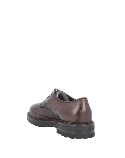 Shop Henderson Baracco Laced Shoes In Dark Brown