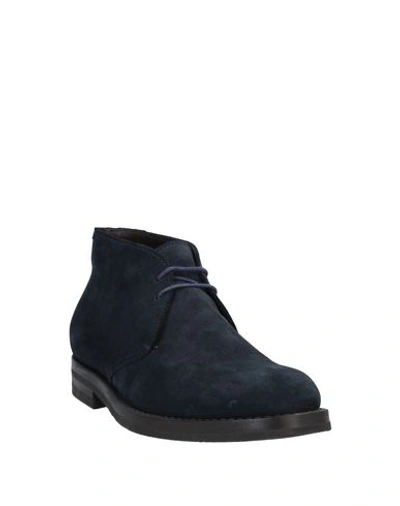 Shop Henderson Baracco Boots In Dark Blue