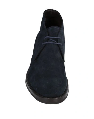 Shop Henderson Baracco Boots In Dark Blue