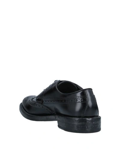 Shop Moma Lace-up Shoes In Black