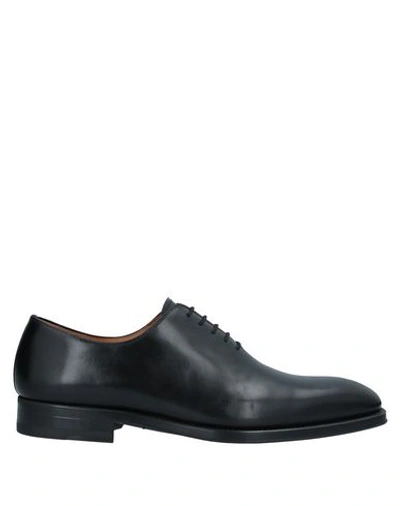 Shop Magnanni Laced Shoes In Black