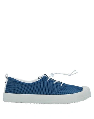 Shop Volta Man Sneakers Blue Size 5 Textile Fibers, Soft Leather