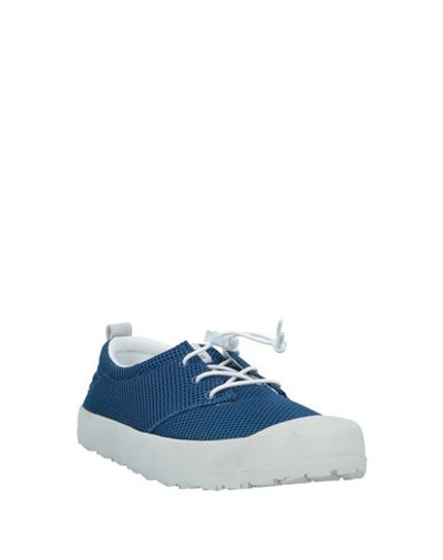 Shop Volta Man Sneakers Blue Size 5 Textile Fibers, Soft Leather