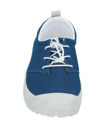Shop Volta Man Sneakers Blue Size 5 Textile Fibers, Soft Leather