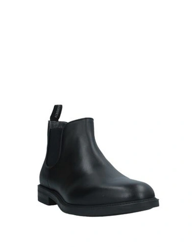 Shop Alberto Guardiani Ankle Boots In Black