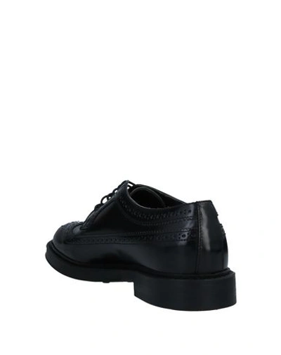 Shop Doucal's Laced Shoes In Black