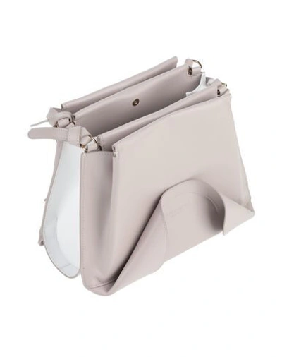 Shop Giaquinto Cross-body Bags In Dove Grey