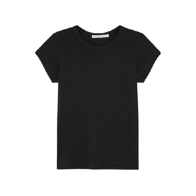 Shop Rag & Bone The Tee Black Cotton T-shirt