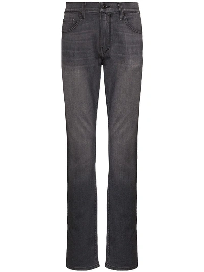 Shop Paige Federal Walter Slim Leg Jeans In Grey