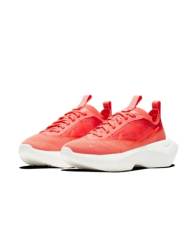 Shop Nike Women's Vista Lite Casual Sneakers From Finish Line In Orange, White