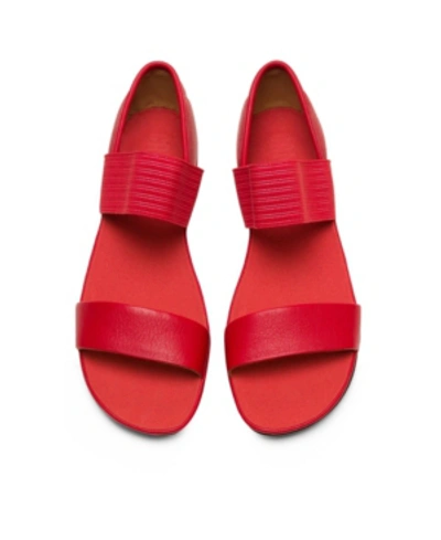 Shop Camper Women's Right Nina Strap Women's Shoes In Red