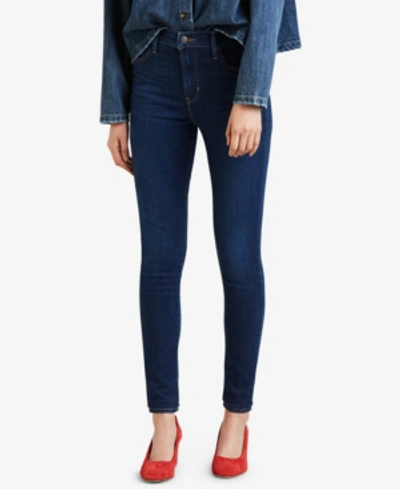 Shop Levi's Women's 720 High Rise Super Skinny Jeans In Short Length In Indigo Daze