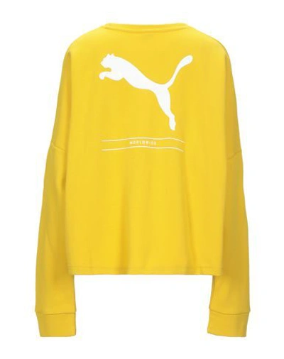 Shop Puma Athletic Tops In Yellow