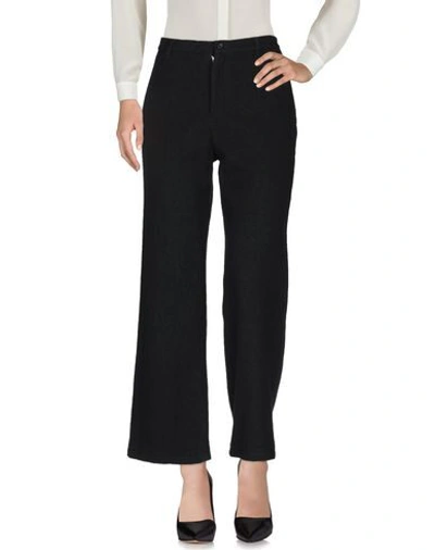 Shop Yohji Yamamoto Casual Pants In Black