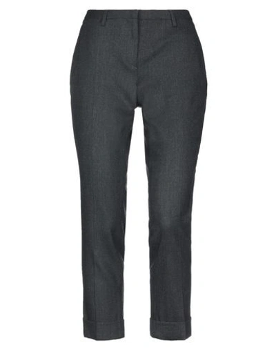 Shop Lardini Casual Pants In Steel Grey