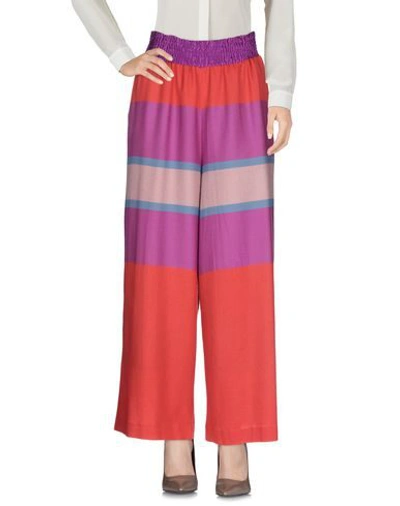 Shop Tsumori Chisato Casual Pants In Mauve