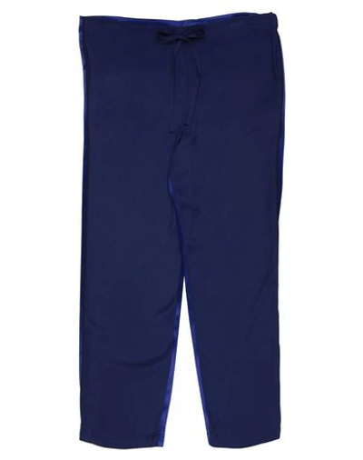 Shop Haider Ackermann Woman Pants Midnight Blue Size 6 Rayon, Silk
