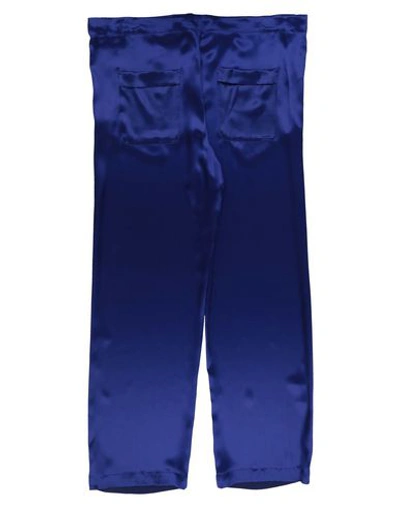 Shop Haider Ackermann Woman Pants Midnight Blue Size 8 Rayon, Silk