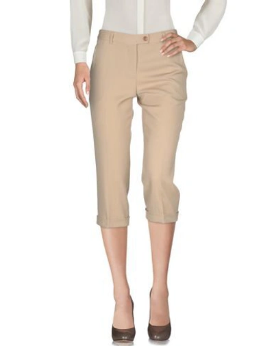 Shop Moschino Cheap And Chic 3/4-length Shorts In Sand