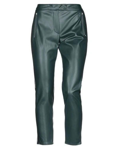 Shop Sportmax Code Casual Pants In Dark Green