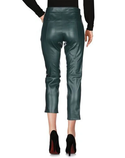 Shop Sportmax Code Casual Pants In Dark Green