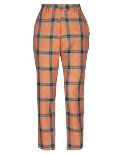 Shop Brian Dales Casual Pants In Orange