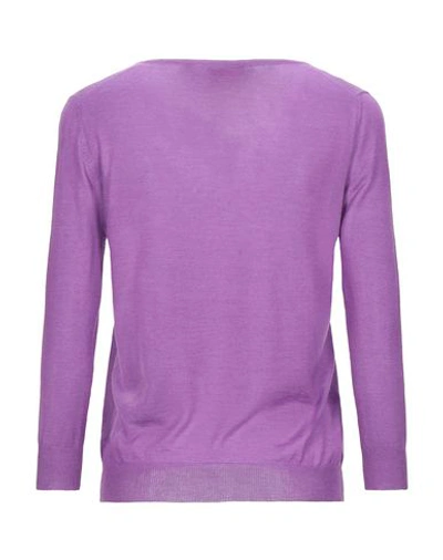 Shop Alyki Cashmere Blend In Mauve