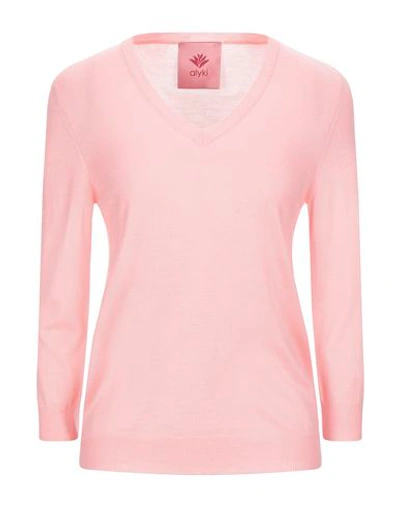 Shop Alyki Cashmere Blend In Pink