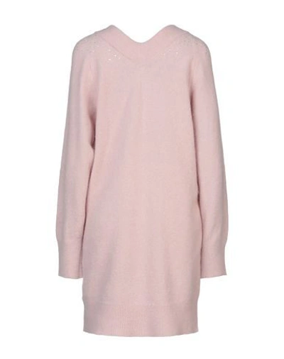 Shop Blumarine Short Dresses In Pastel Pink