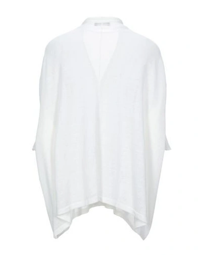 Shop Anneclaire Cardigan In Ivory