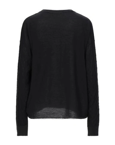 Shop Ballantyne Woman Sweater Black Size 6 Wool, Viscose, Metallic Polyester