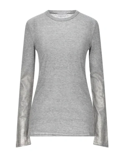 Shop Ballantyne Woman Sweater Grey Size 10 Mohair Wool, Polyamide, Wool