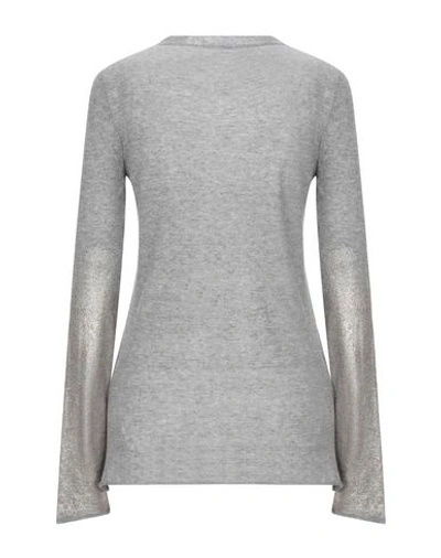 Shop Ballantyne Woman Sweater Grey Size 10 Mohair Wool, Polyamide, Wool
