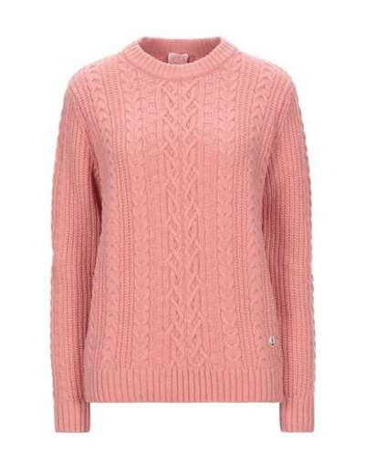 Shop Armor-lux Sweater In Pastel Pink