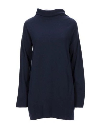 Shop Base Turtlenecks In Dark Blue