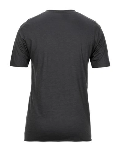 Shop Satisfy T-shirts In Steel Grey