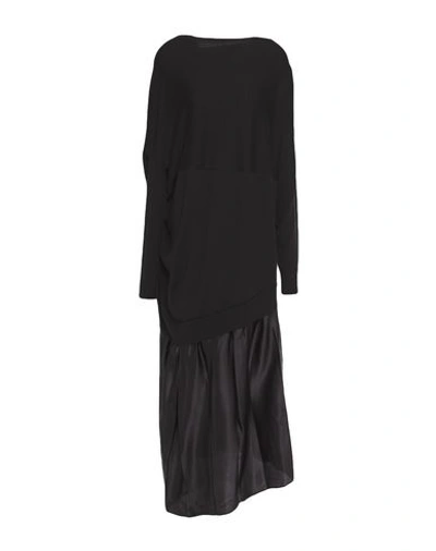 Shop Liviana Conti Midi Dress In Black