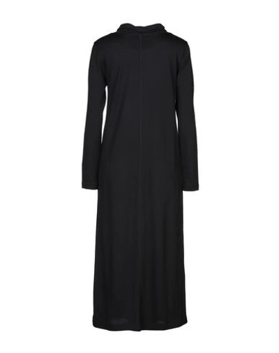 Shop Aspesi Woman Midi Dress Black Size L Wool