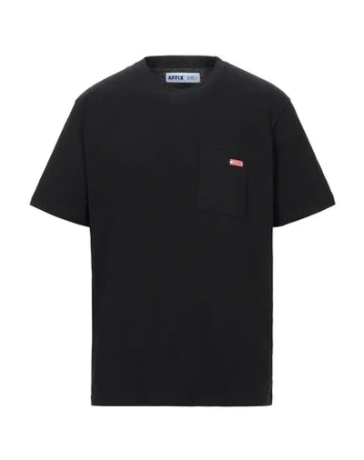 Shop Affix Man T-shirt Black Size Xs Cotton