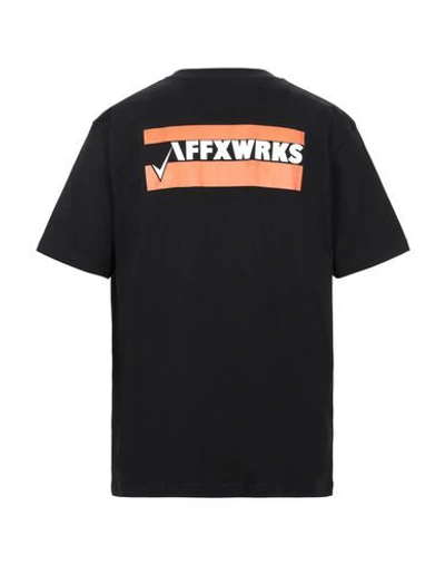 Shop Affix Man T-shirt Black Size Xs Cotton