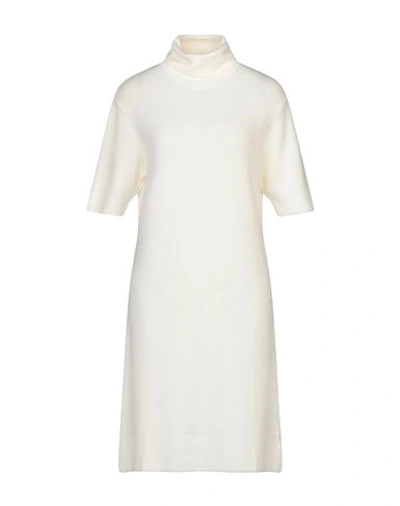 Shop Daniele Fiesoli Short Dress In Ivory