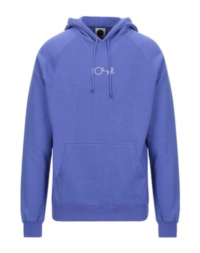 Shop Polar Hooded Sweatshirt In Purple