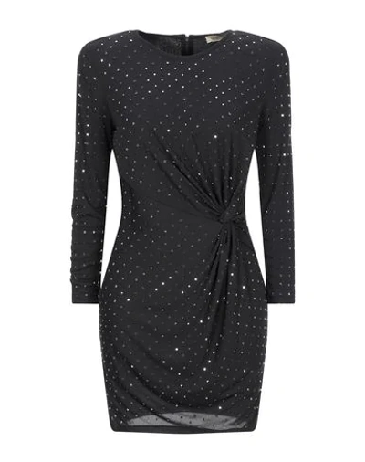 Shop Liu •jo Woman Mini Dress Black Size 8 Polyester