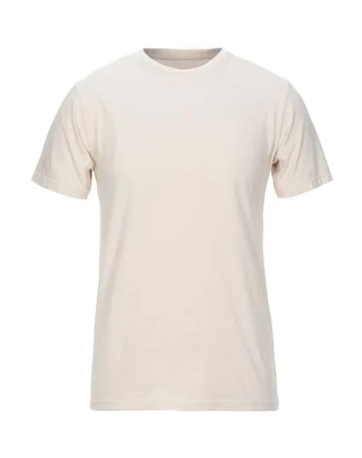 Shop Colorful Standard Man T-shirt Beige Size L Organic Cotton