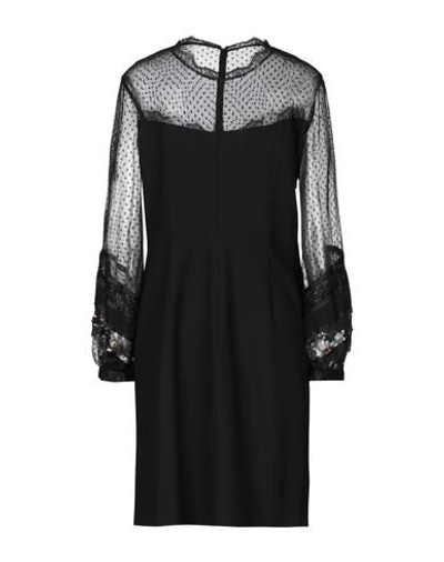 Shop Clips Woman Mini Dress Black Size 10 Acetate, Polyester