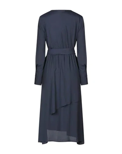 Shop Beatrice B Beatrice.b 3/4 Length Dresses In Dark Blue