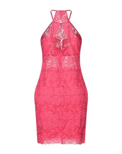 Guess Short Dresses In Fuchsia