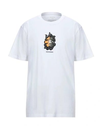 Shop Maharishi T-shirts In White